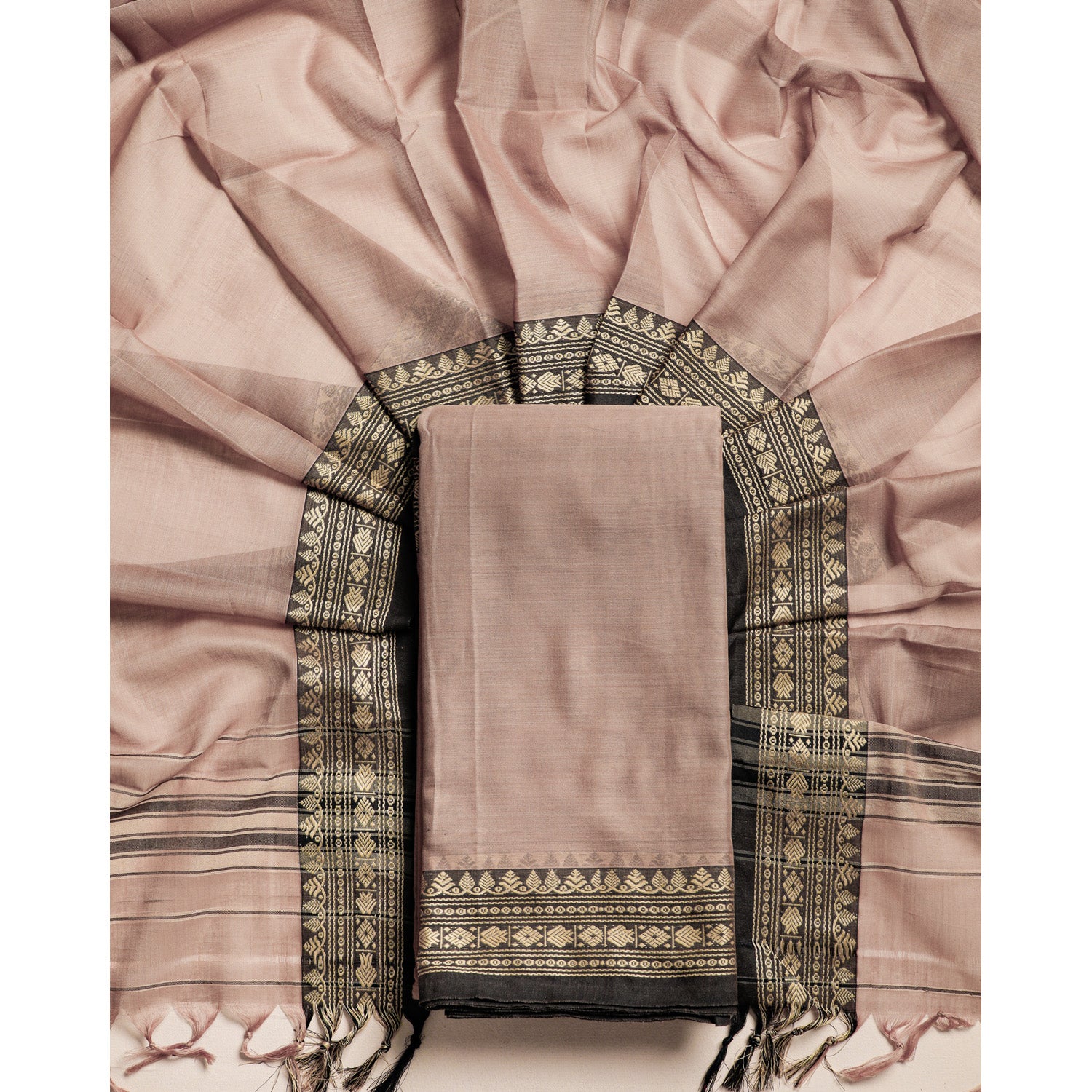 PURE MERCERIZED COTTON HANDLOOM NARAYANPET SUIT SET