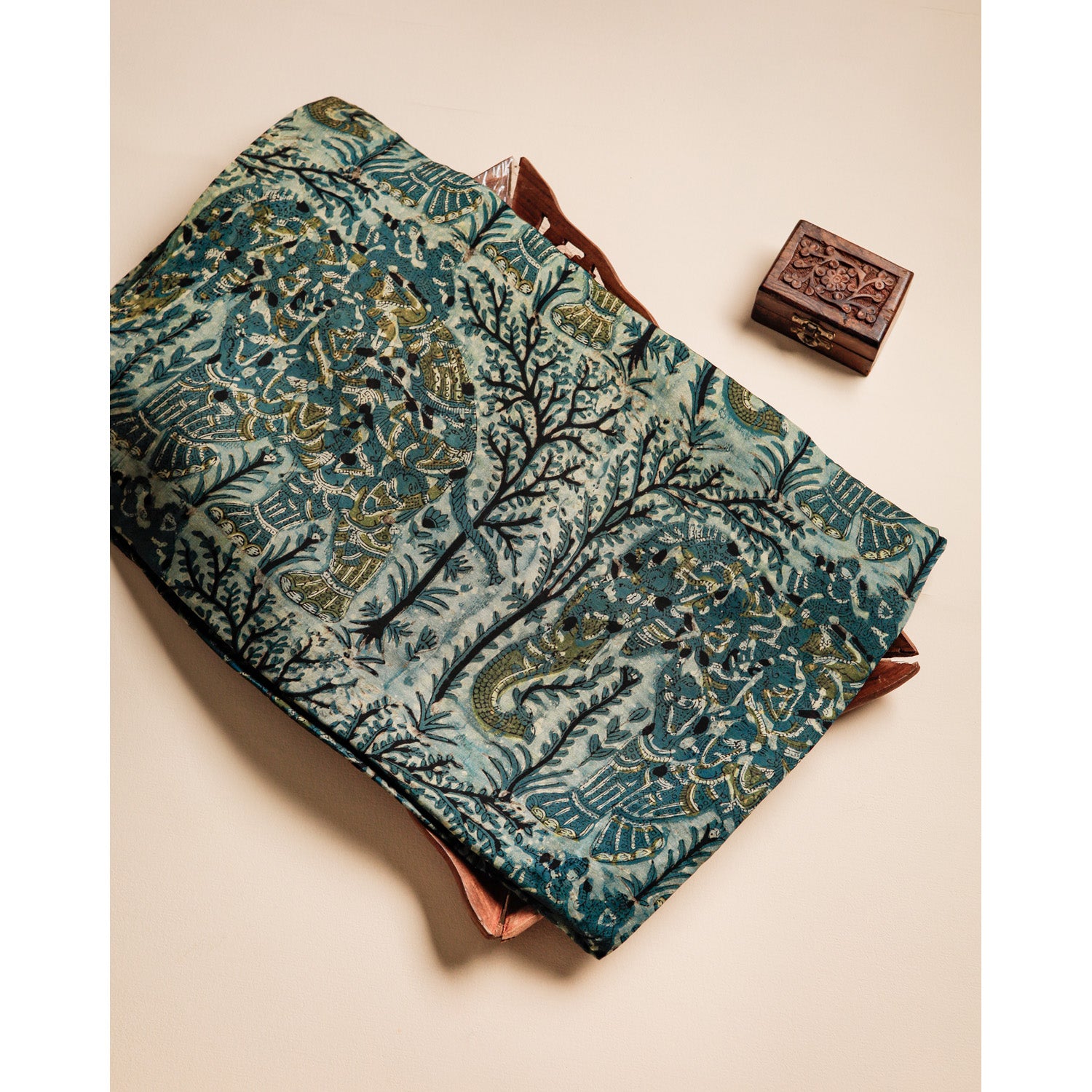 MODAL SILK VANASPATI PRINTED FABRIC