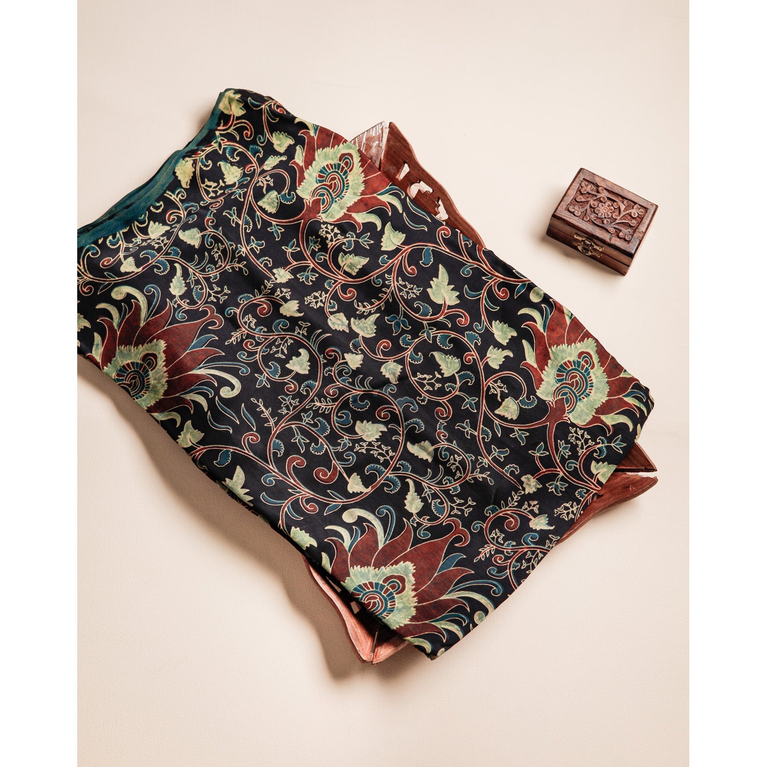 MODAL SILK VANASPATI PRINTED FABRIC