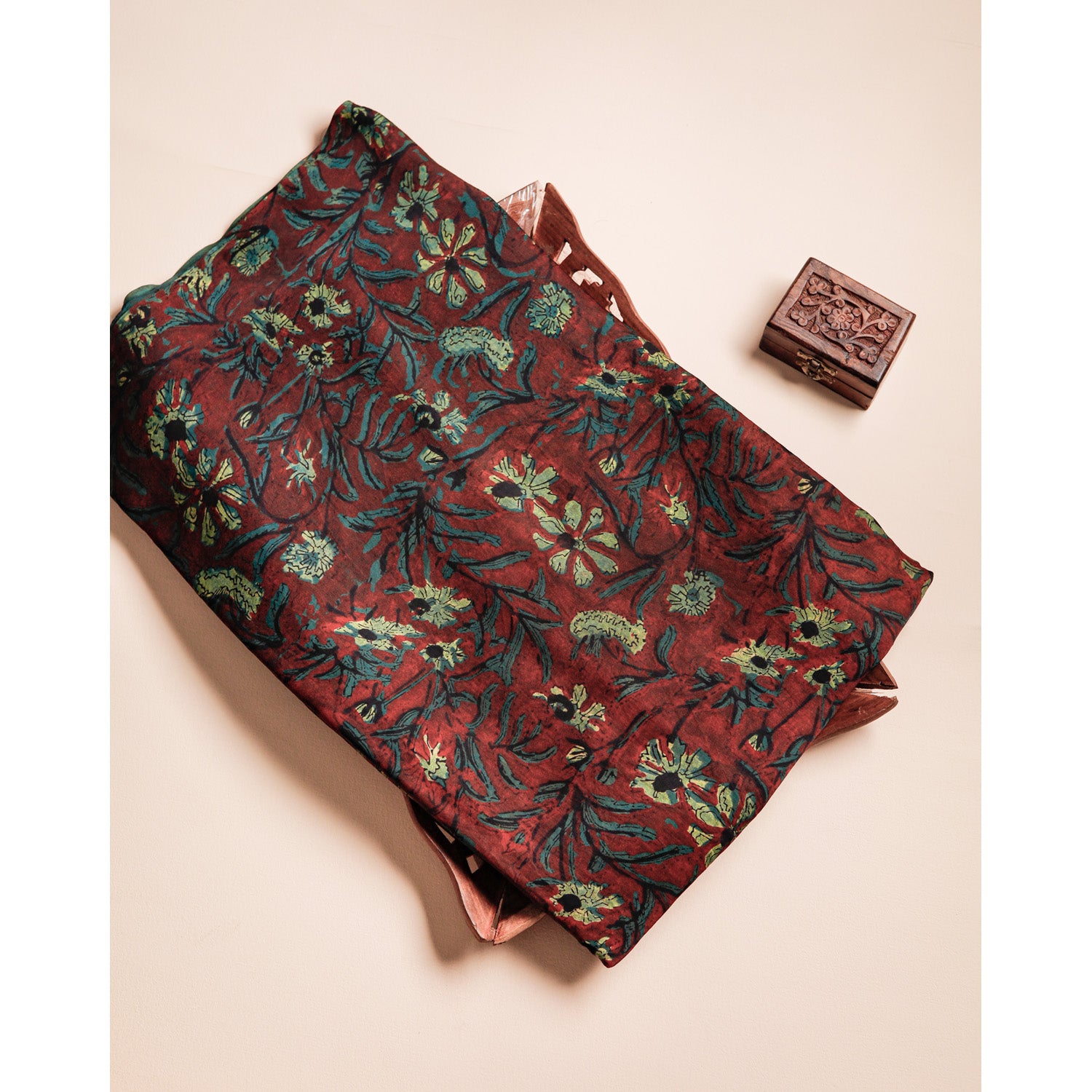 MODAL SILK VANASPATI PRINTED FABRIC