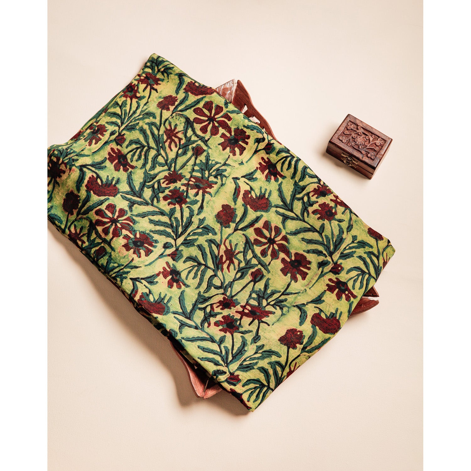 MODAL SILK VANASPATI PRINTED FABRIC