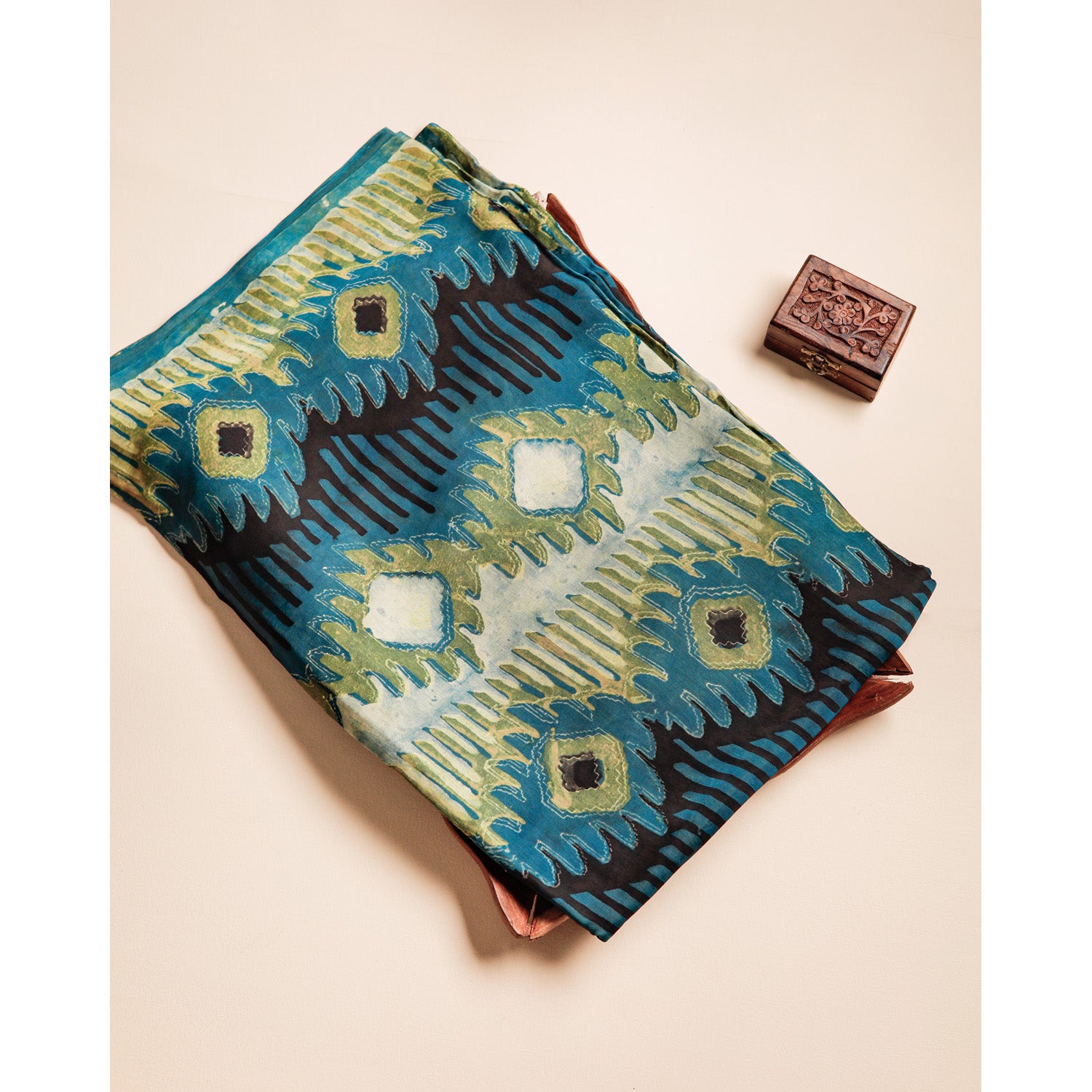 MODAL SILK VANASPATI PRINTED FABRIC