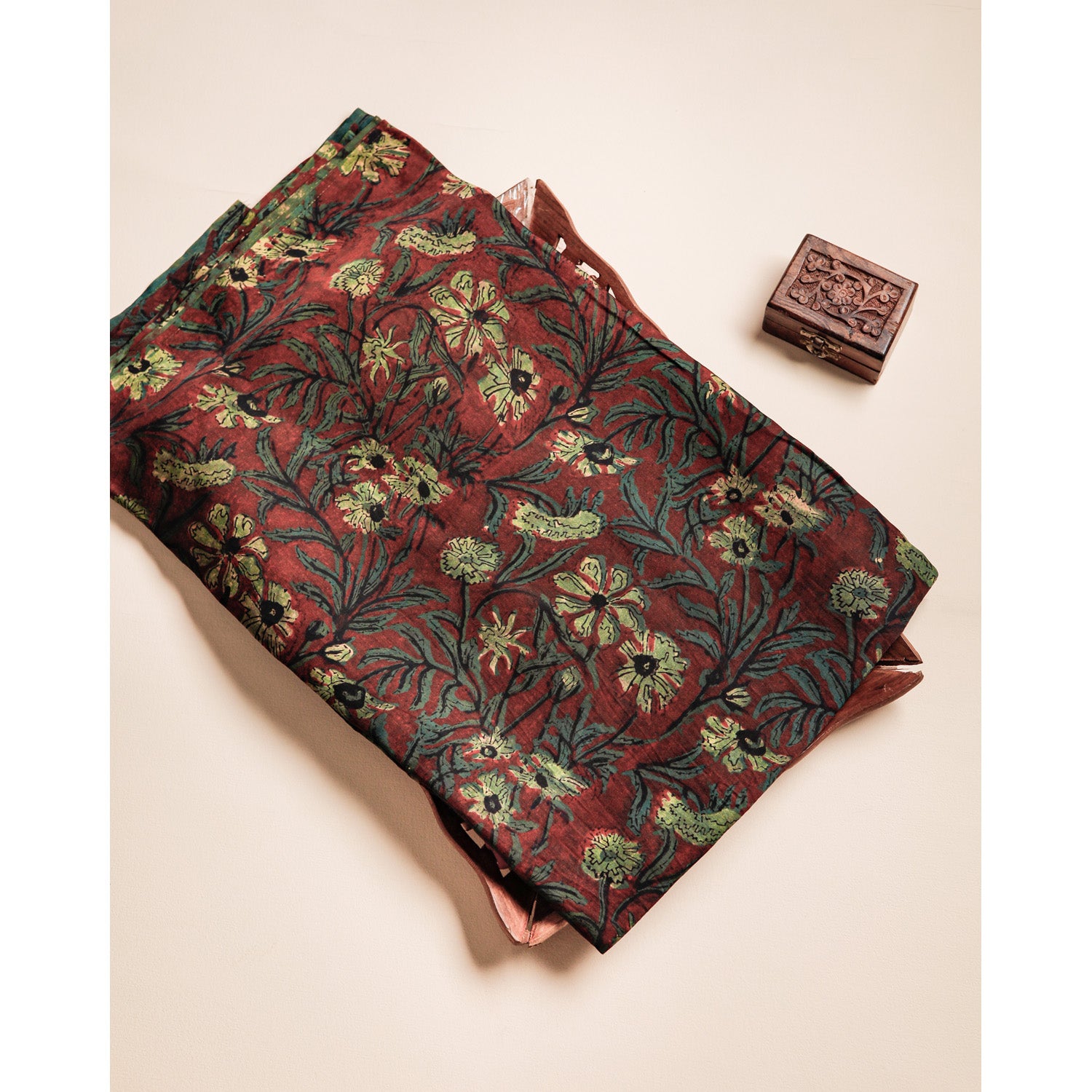MODAL SILK VANASPATI PRINTED FABRIC
