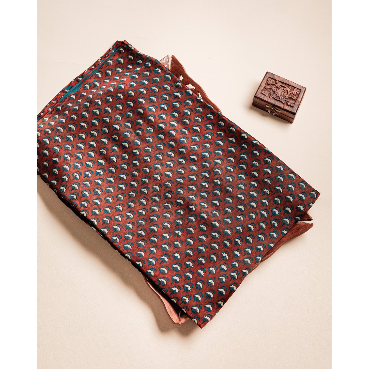 MODAL SILK VANASPATI PRINTED FABRIC