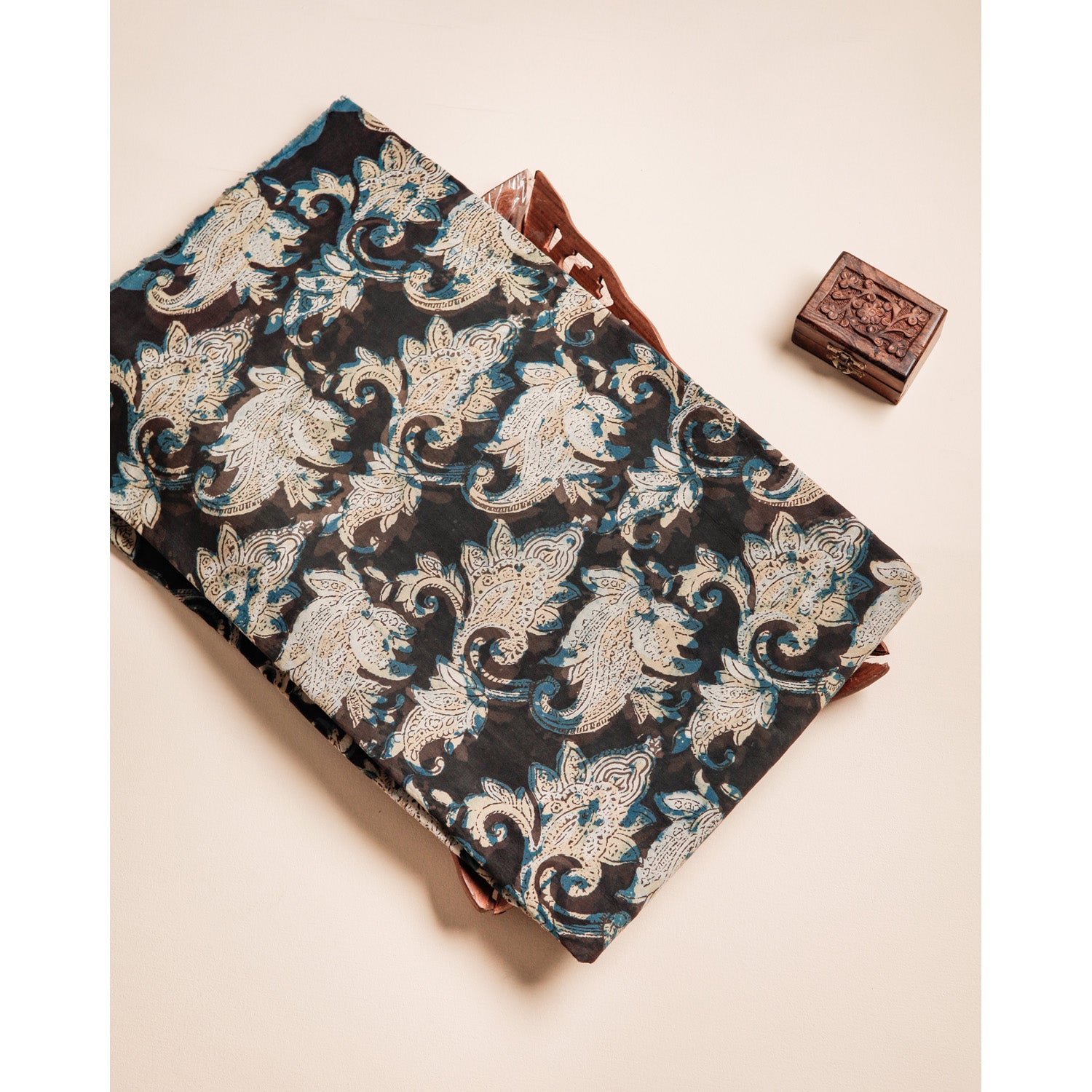 COTTON VANASPATHI BLOCK PRINTED FABRIC