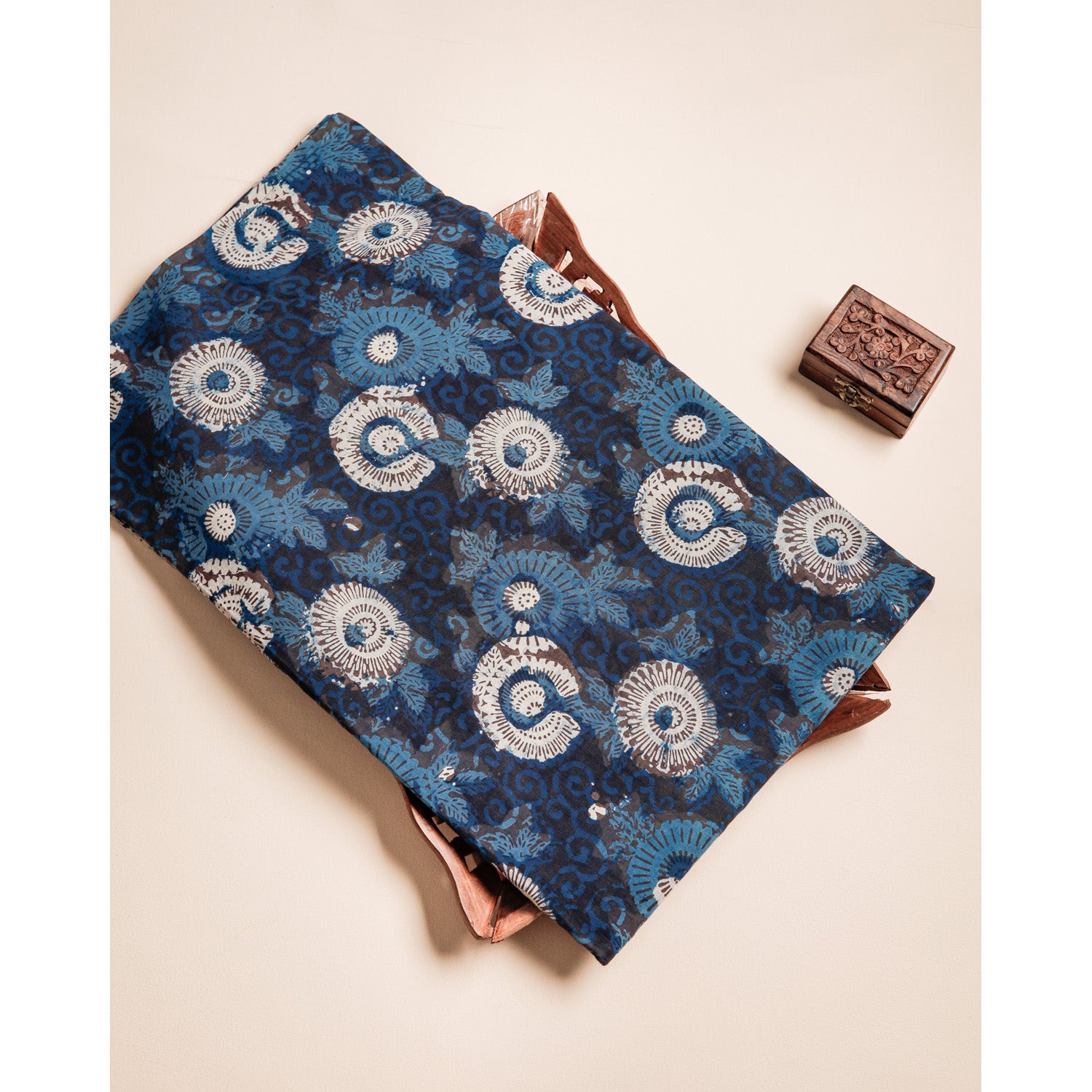 COTTON VANASPATHI BLOCK PRINTED FABRIC