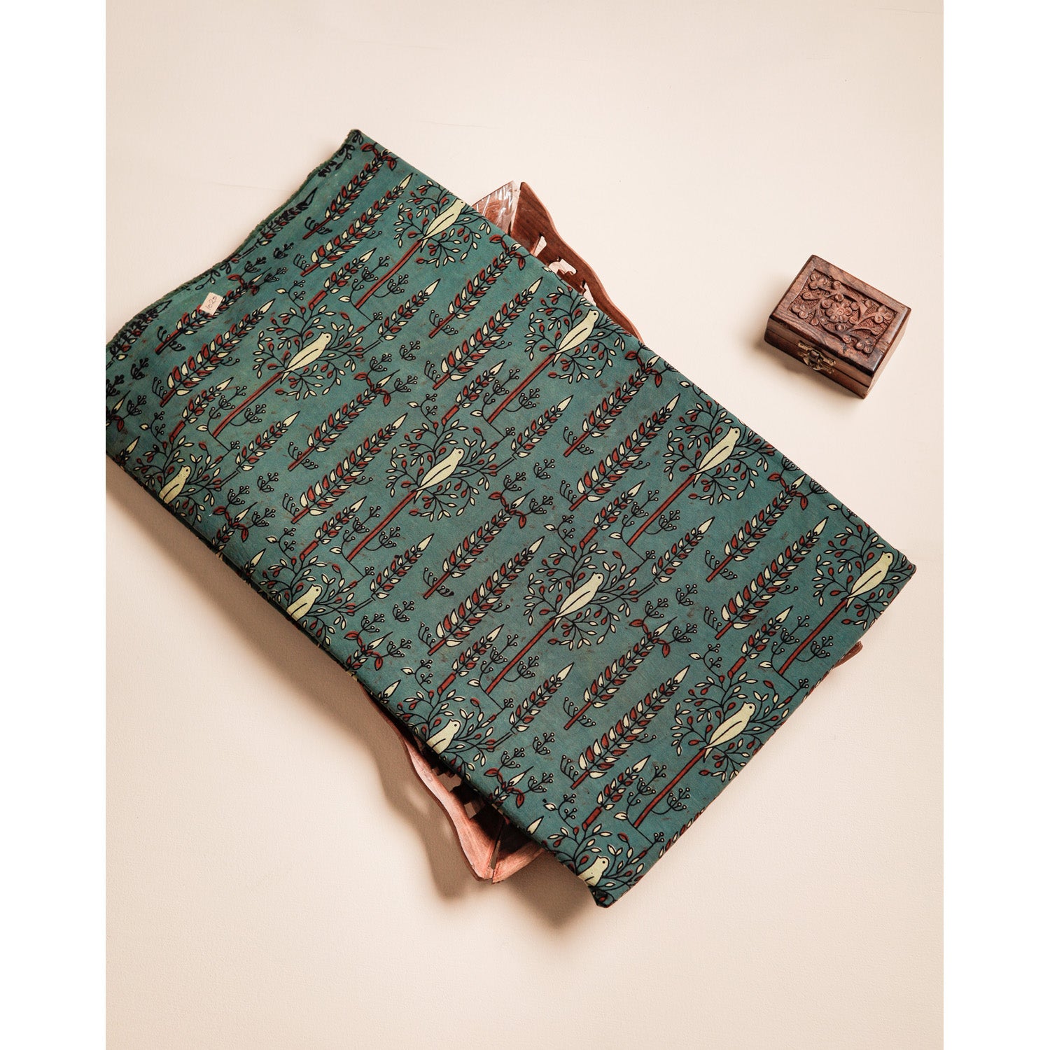 COTTON VANASPATHI BLOCK PRINTED FABRIC
