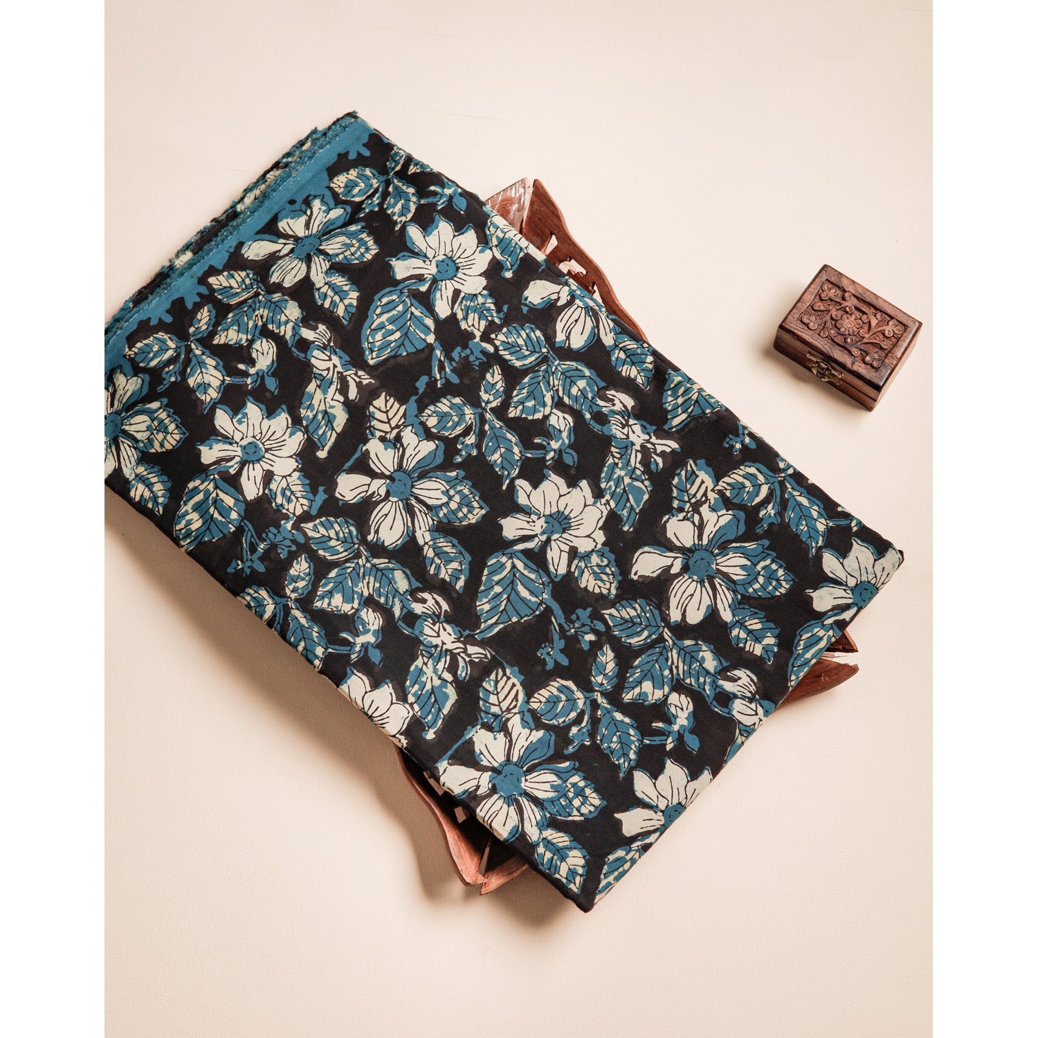 COTTON VANASPATHI BLOCK PRINTED FABRIC