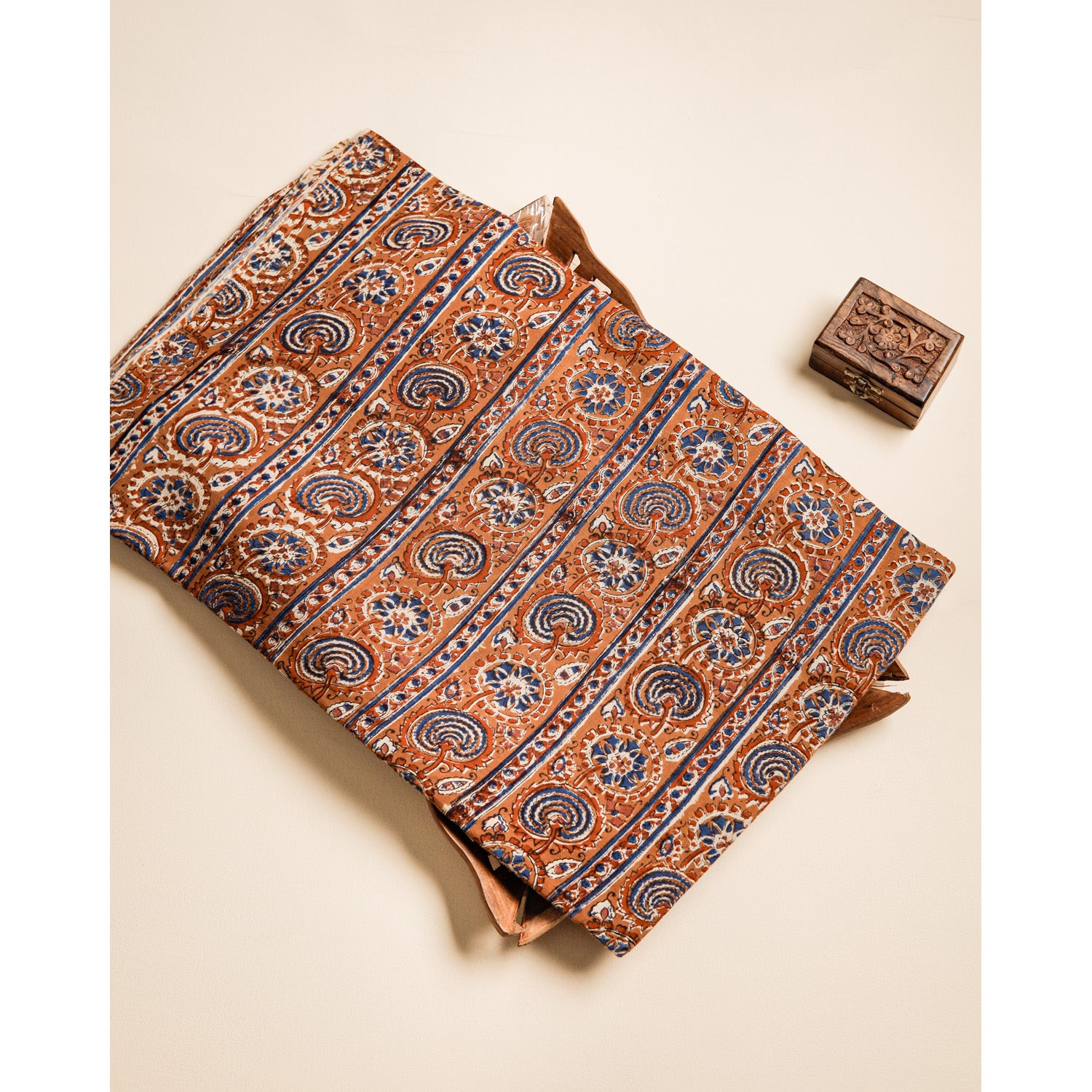 COTTON VANASPATHI BLOCK PRINTED FABRIC