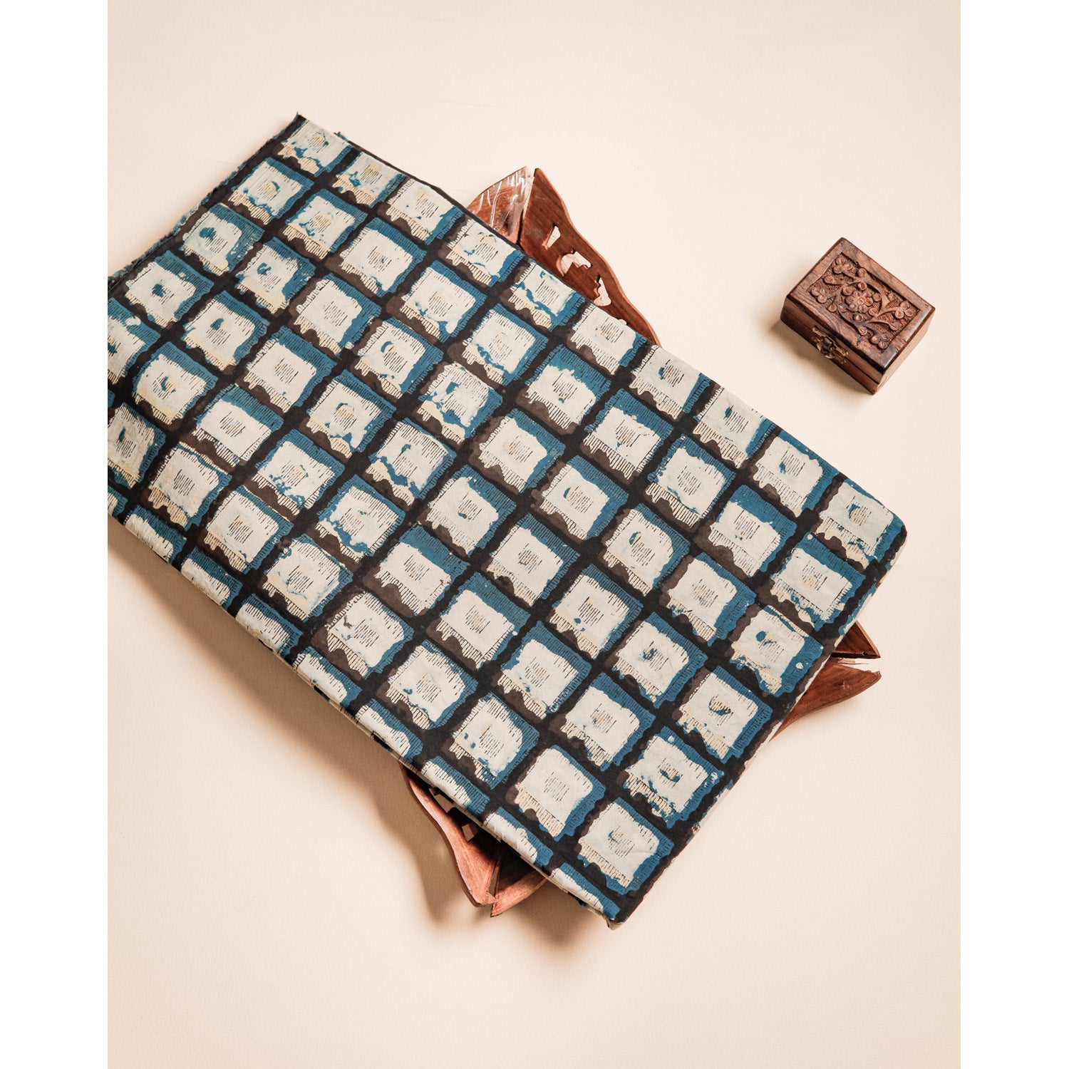 COTTON VANASPATHI BLOCK PRINTED FABRIC