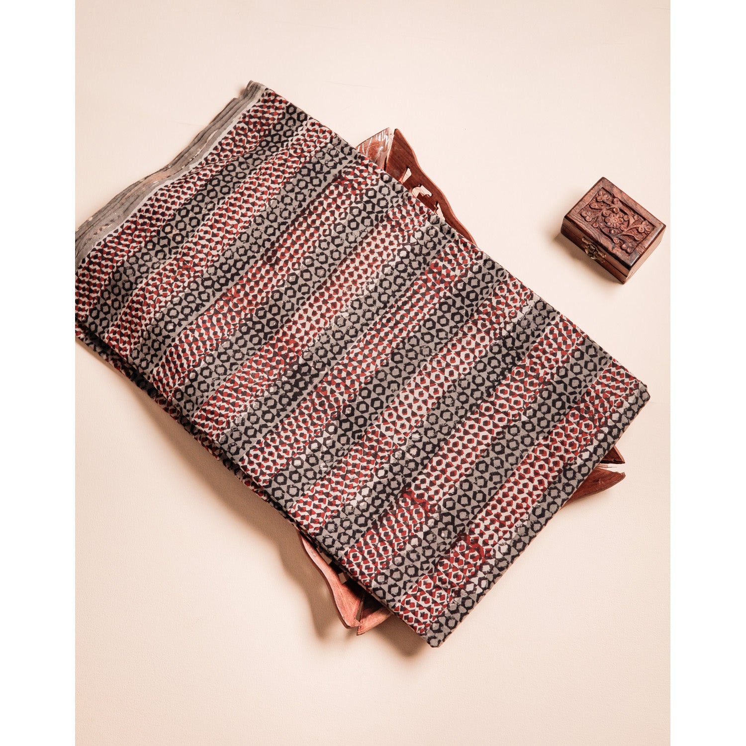 COTTON VANASPATHI BLOCK PRINTED FABRIC