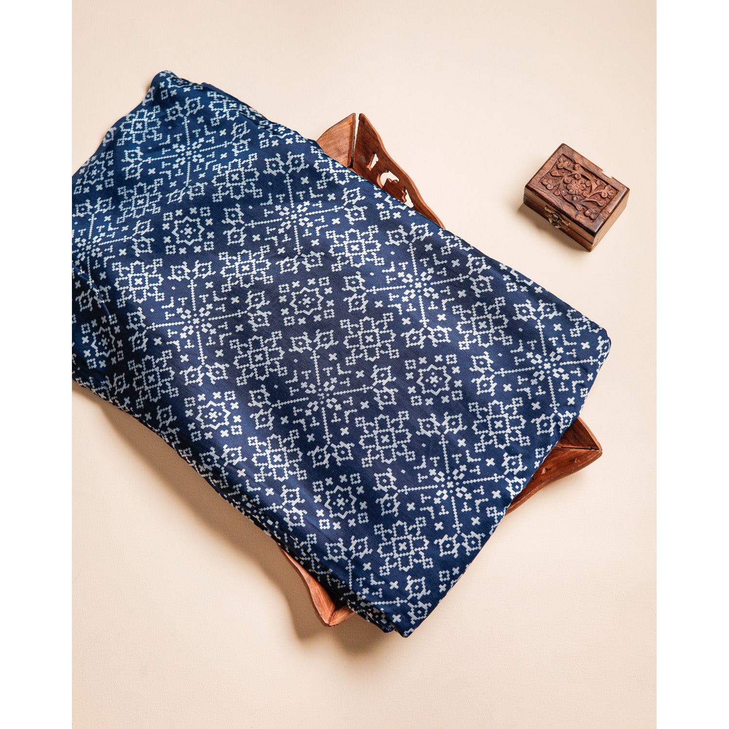 MASHRU SILK PRINTED FABRIC