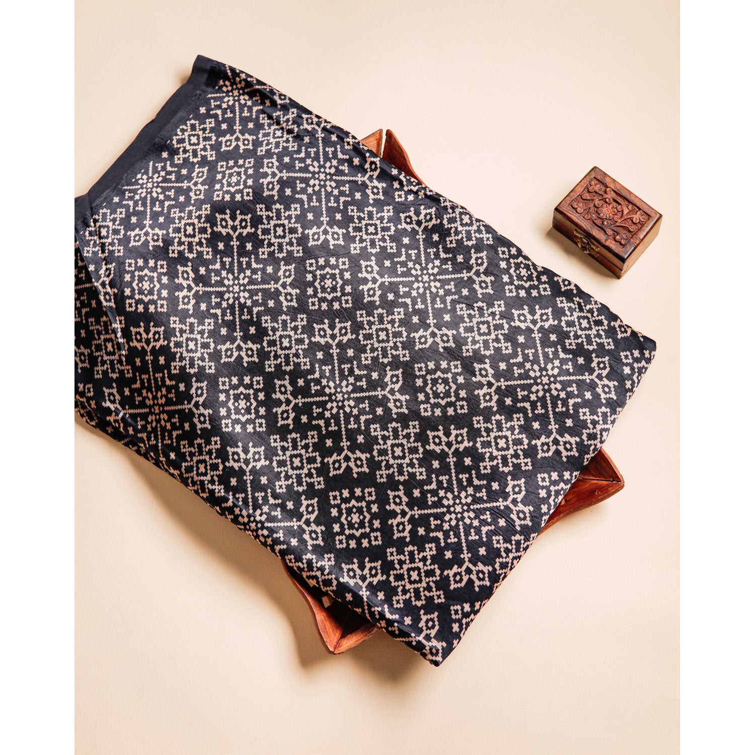MASHRU SILK PRINTED FABRIC