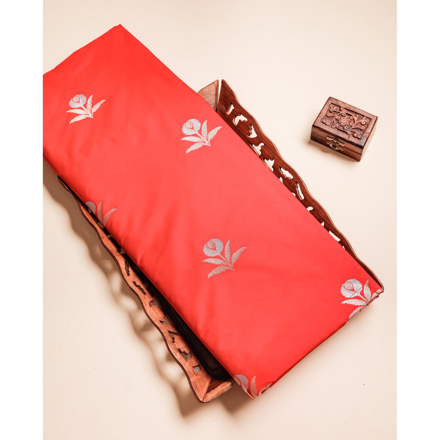 PURE BANARASI BROCADE SILK FABRIC