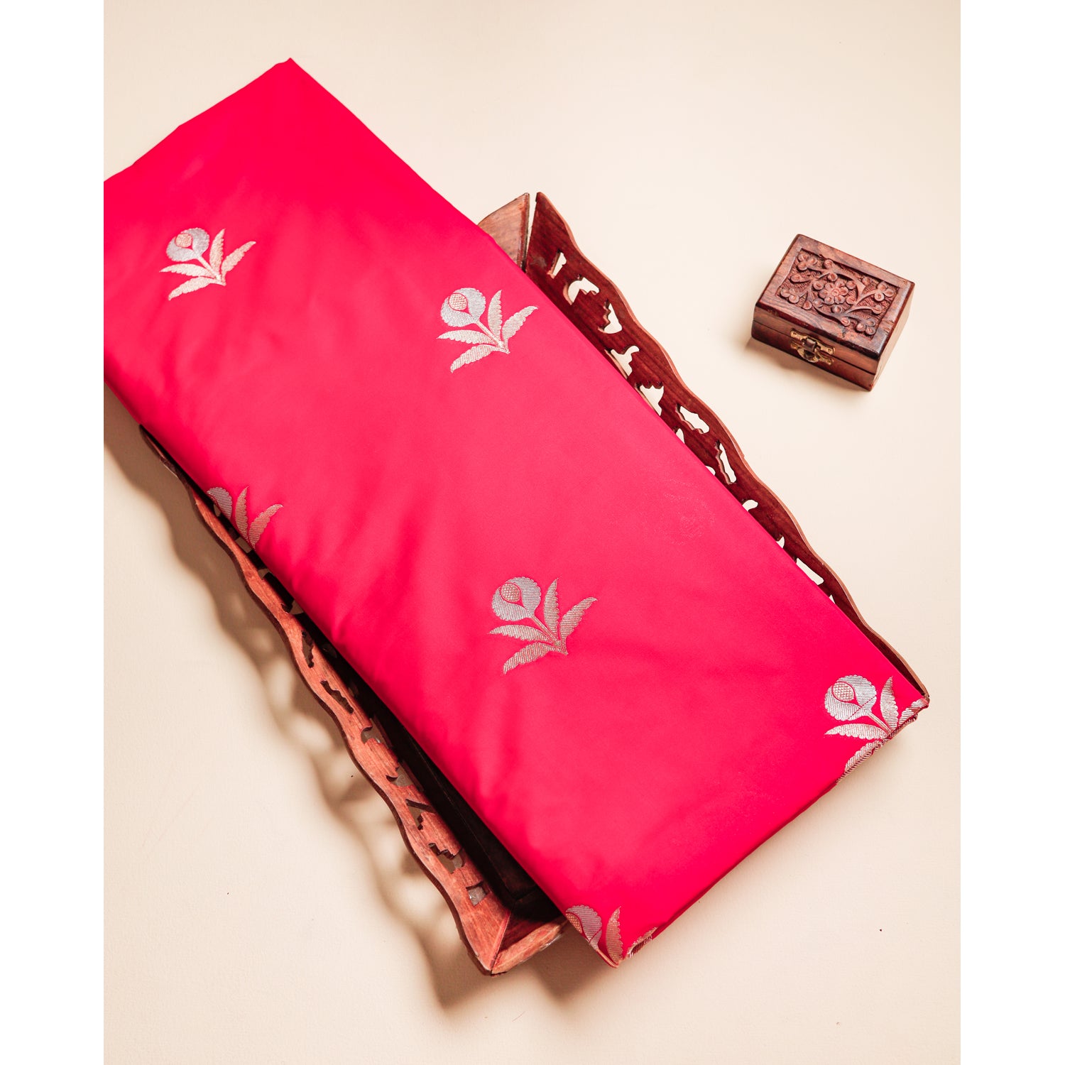 PURE BANARASI BROCADE SILK FABRIC