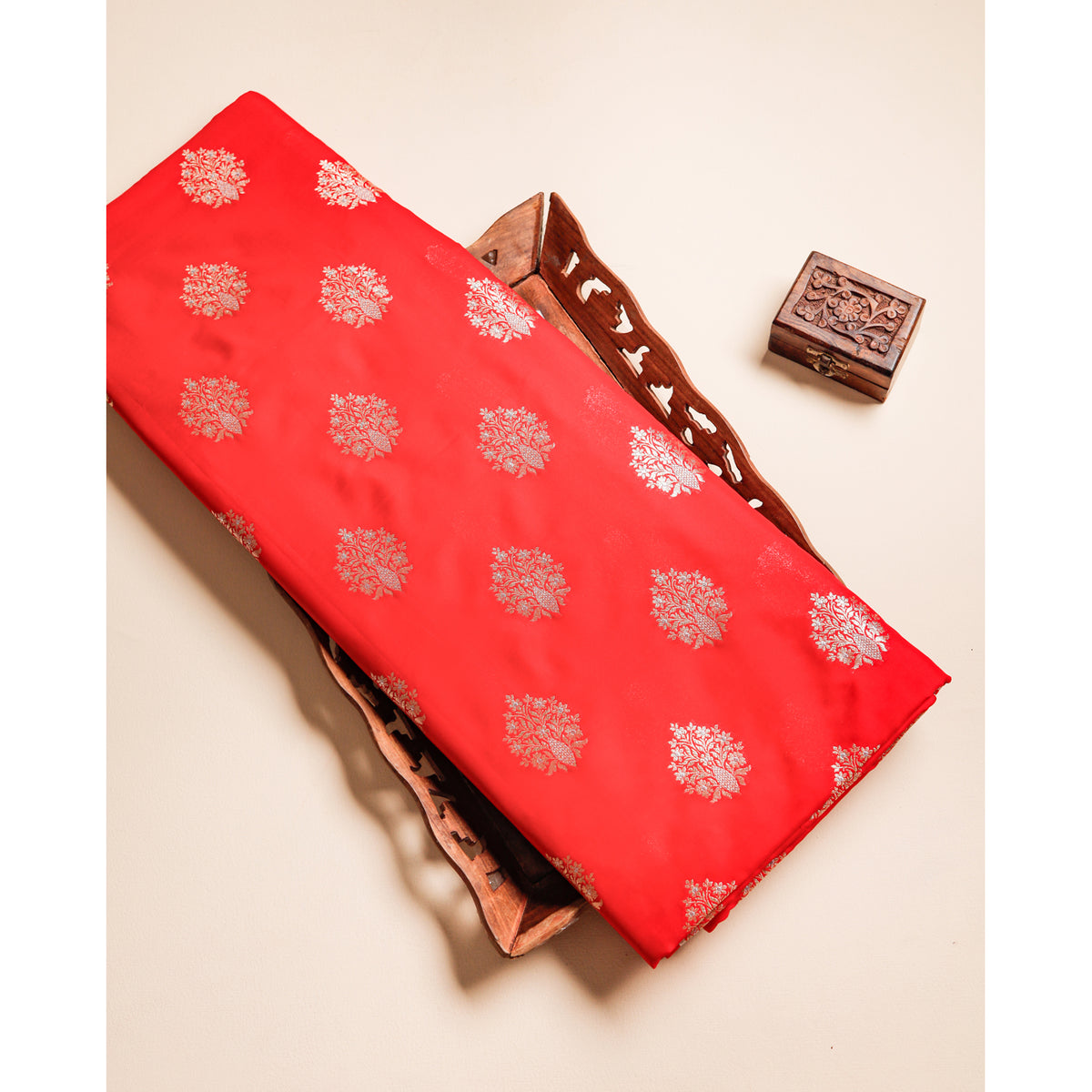 PURE BANARASI BROCADE SILK FABRIC