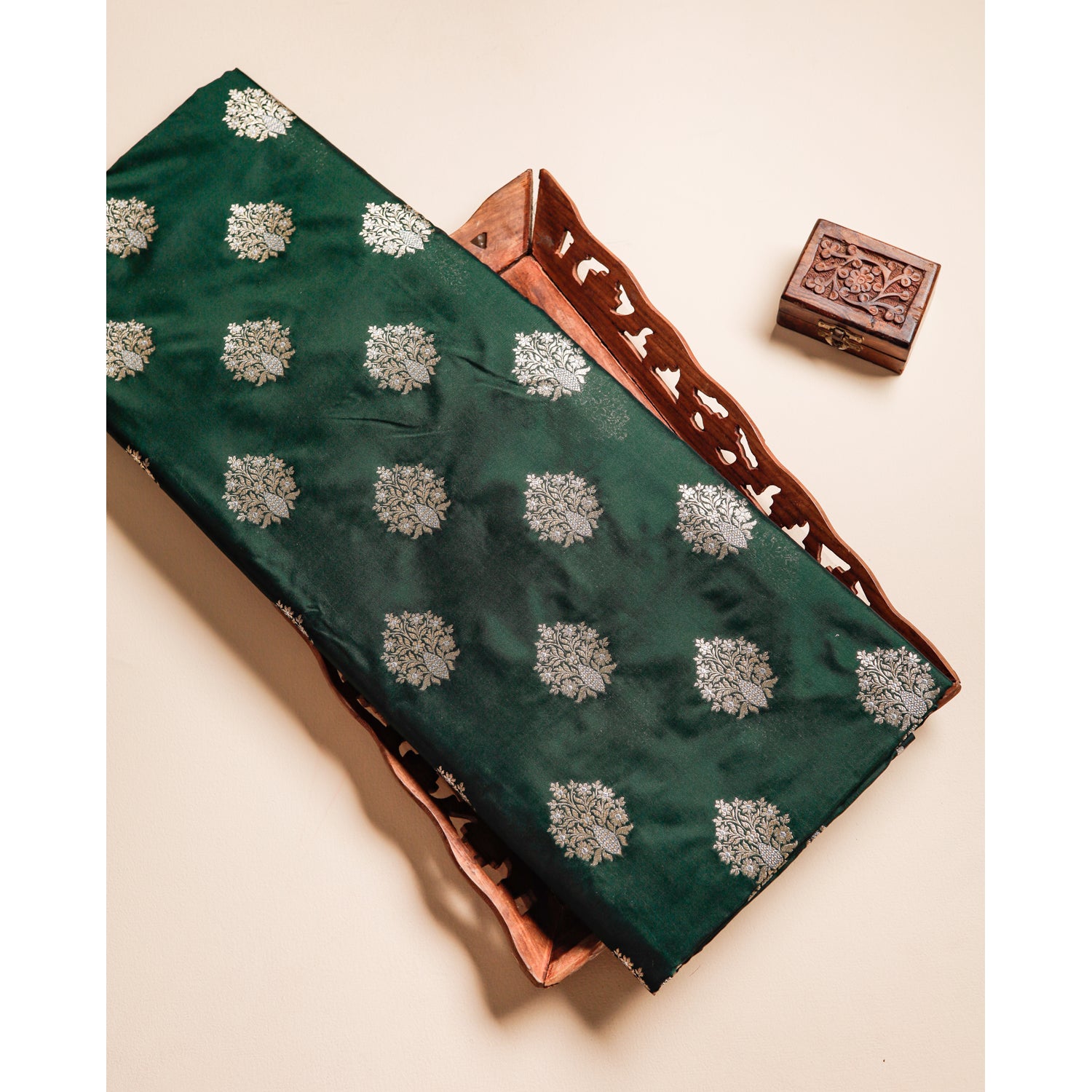 PURE BANARASI BROCADE SILK FABRIC