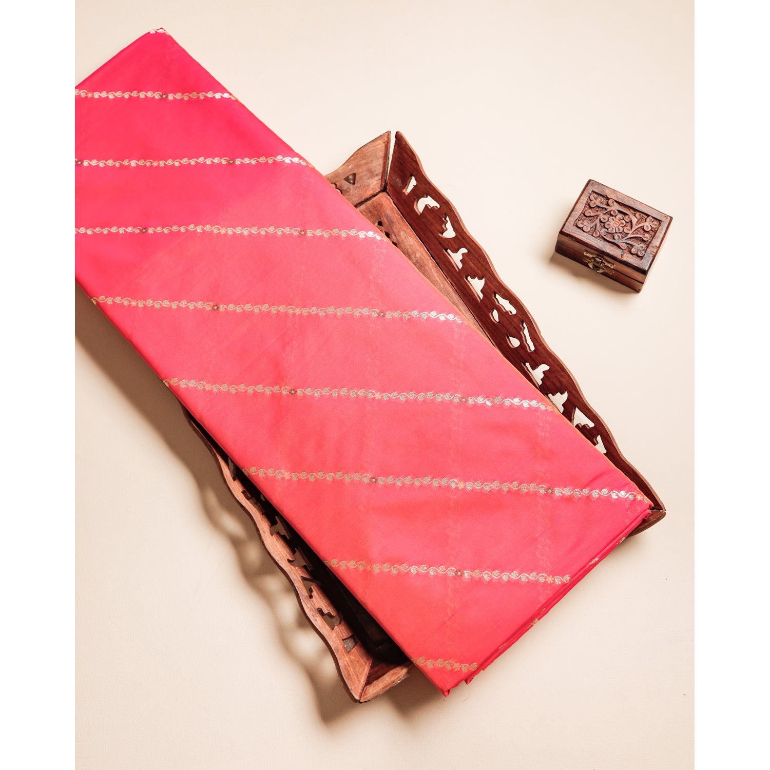 PURE BANARASI BROCADE SILK FABRIC
