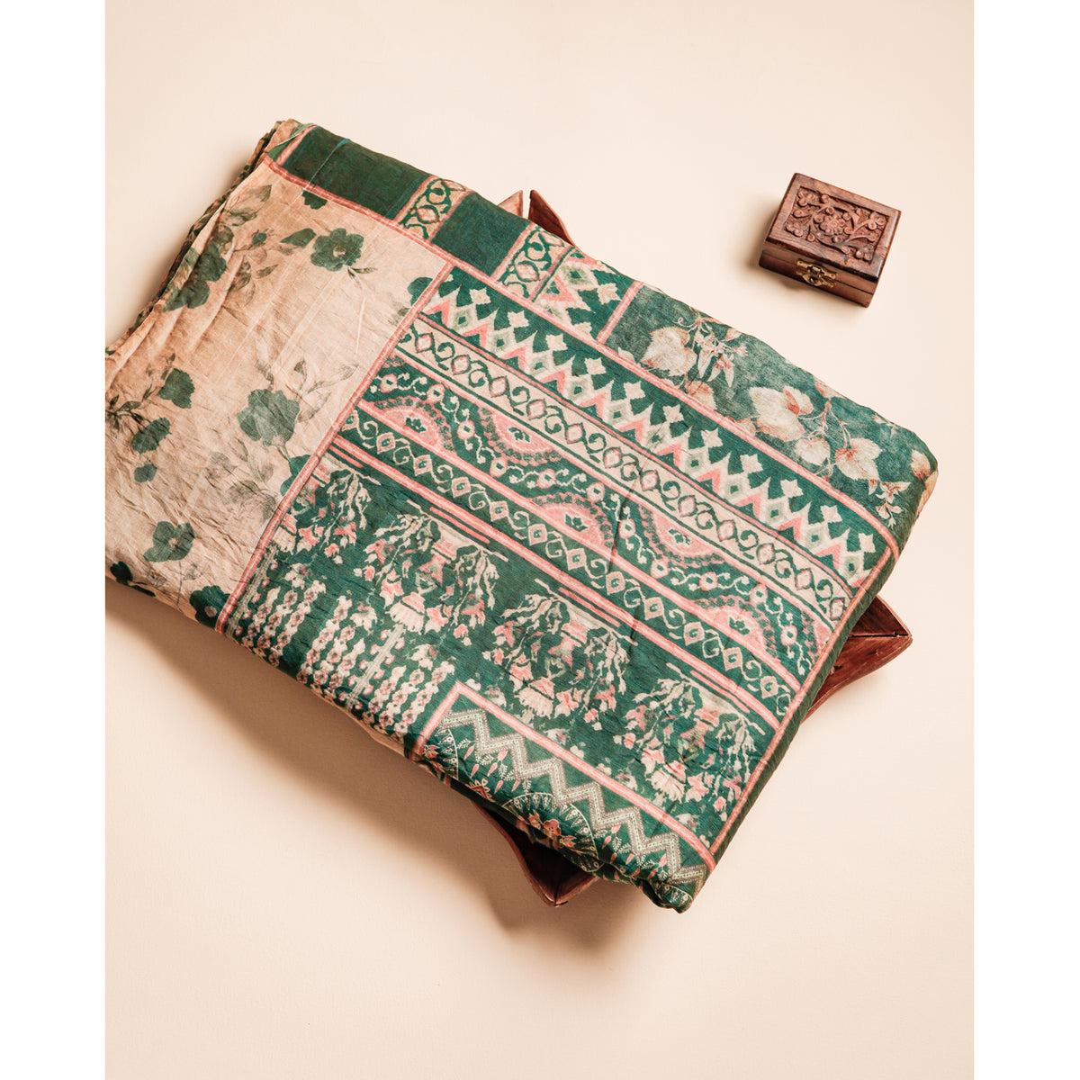 MOGRA CHANDERI PRINTED FABRIC