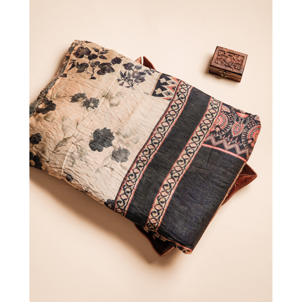 MOGRA CHANDERI PRINTED FABRIC