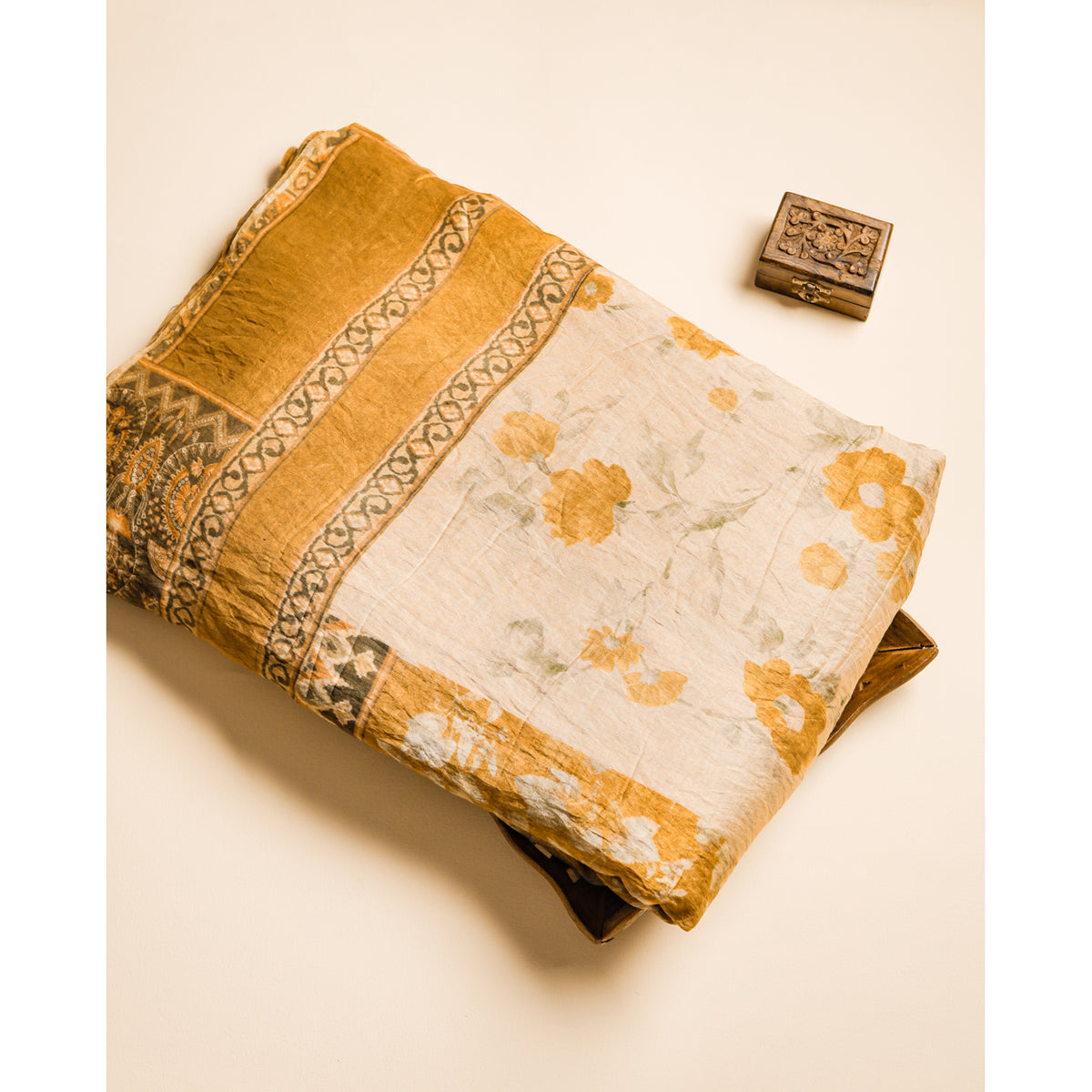 MOGRA CHANDERI PRINTED FABRIC