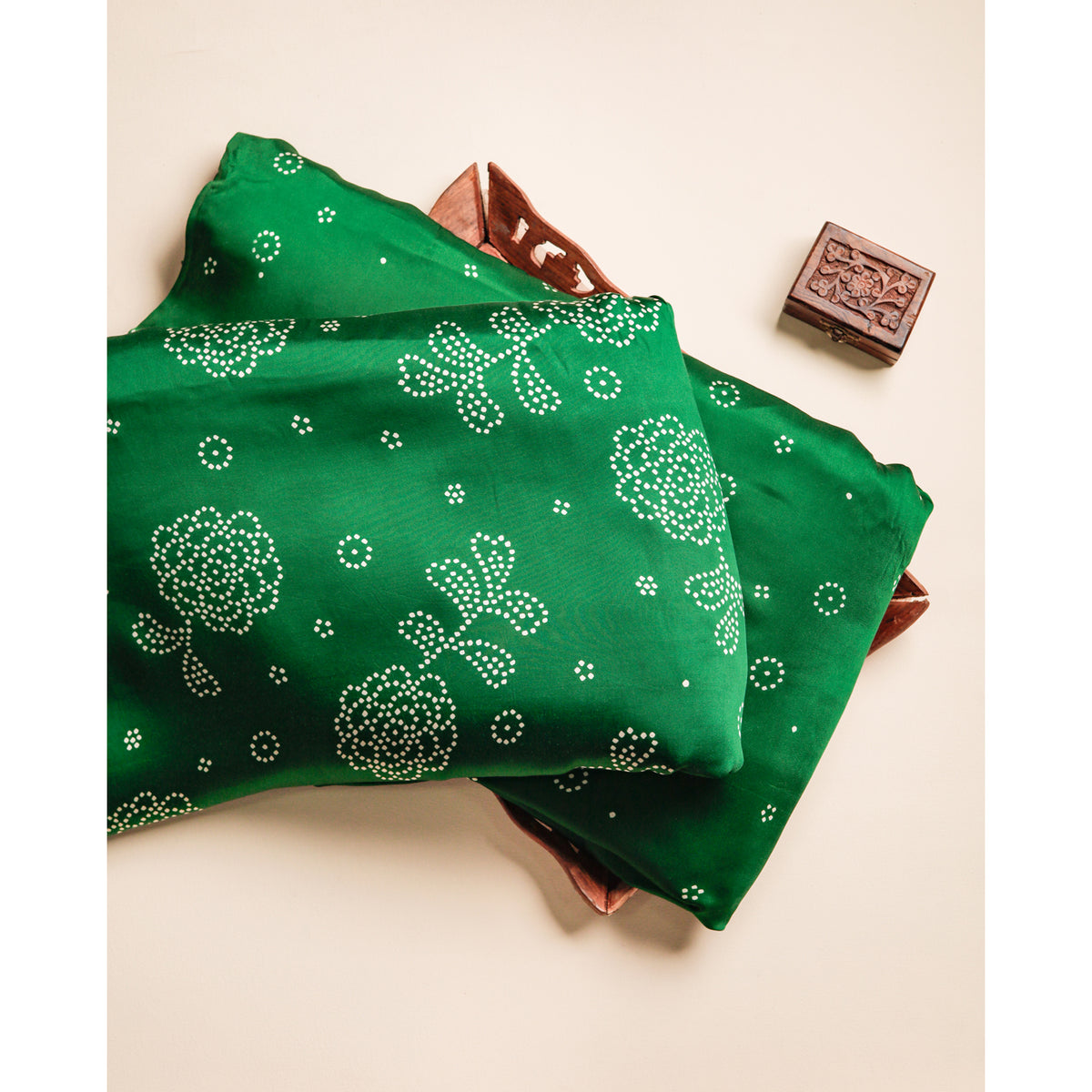 PURE MODAL SATIN BANDHANI PRINTED MIX & MATCH