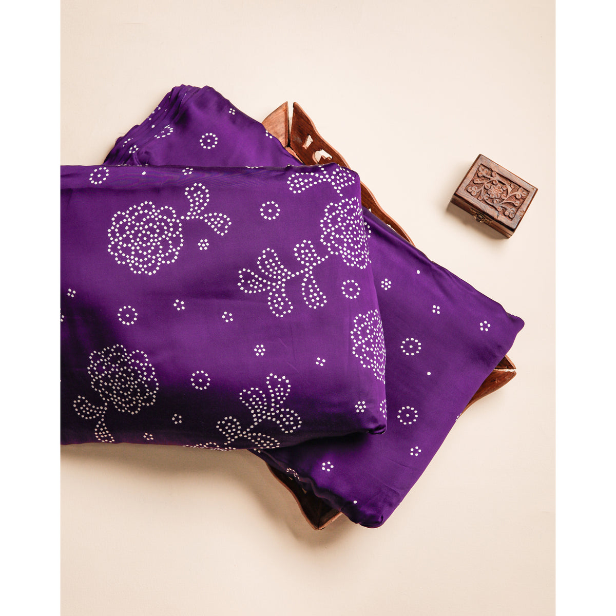 PURE MODAL SATIN BANDHANI PRINTED MIX & MATCH