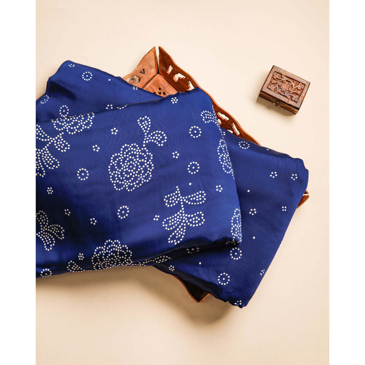 PURE MODAL SATIN BANDHANI PRINTED MIX & MATCH