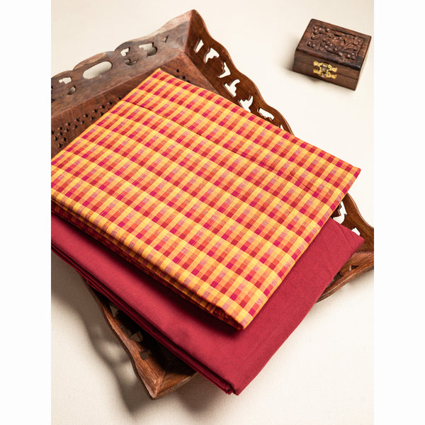 COTTON HANDLOOM CHECKS MIX & MATCH