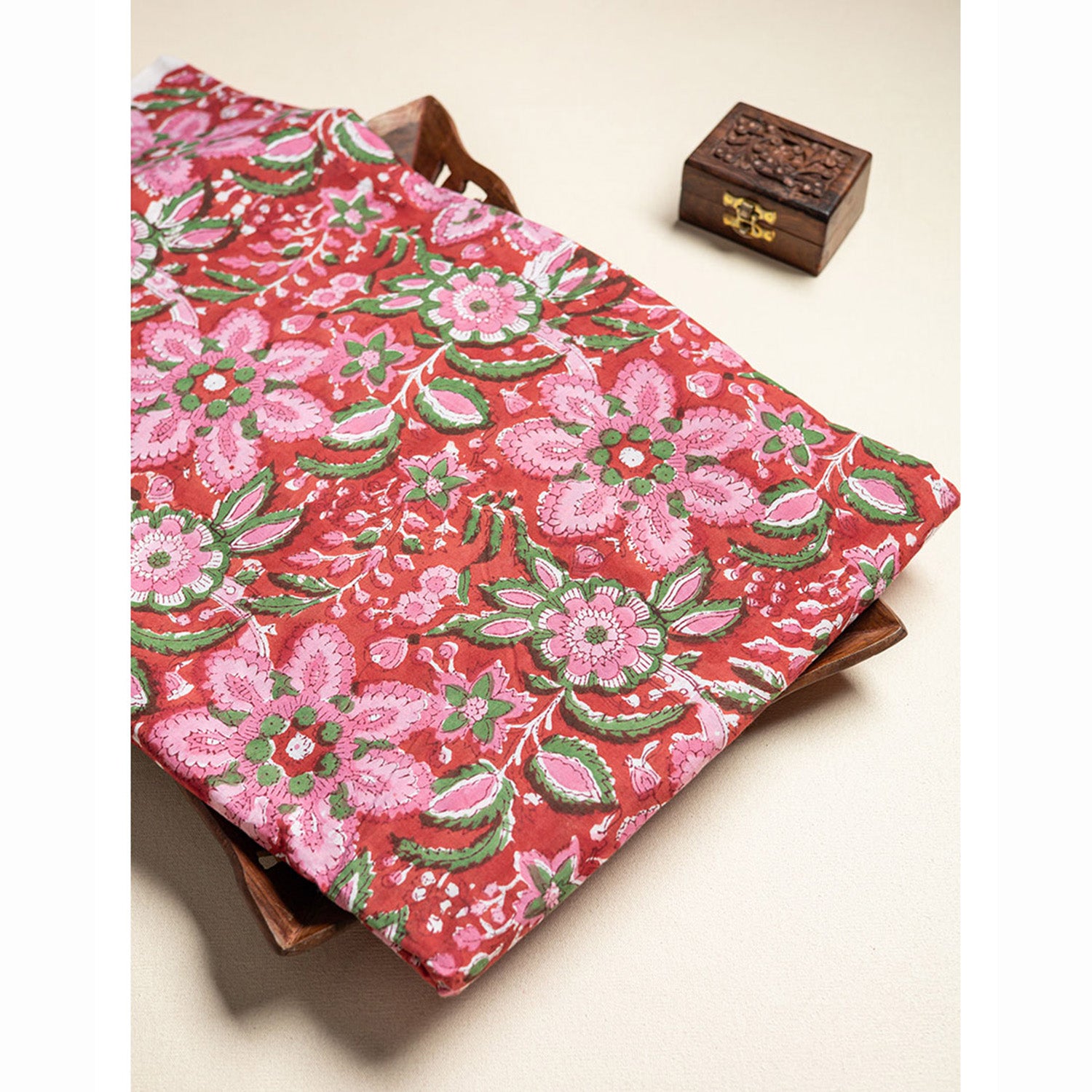 COTTON HANDBLOCK PRINTED FABRIC