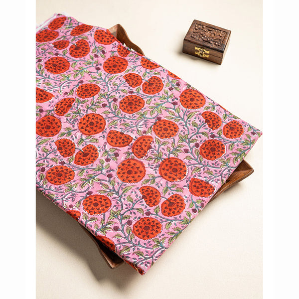 COTTON HANDBLOCK PRINTED FABRIC