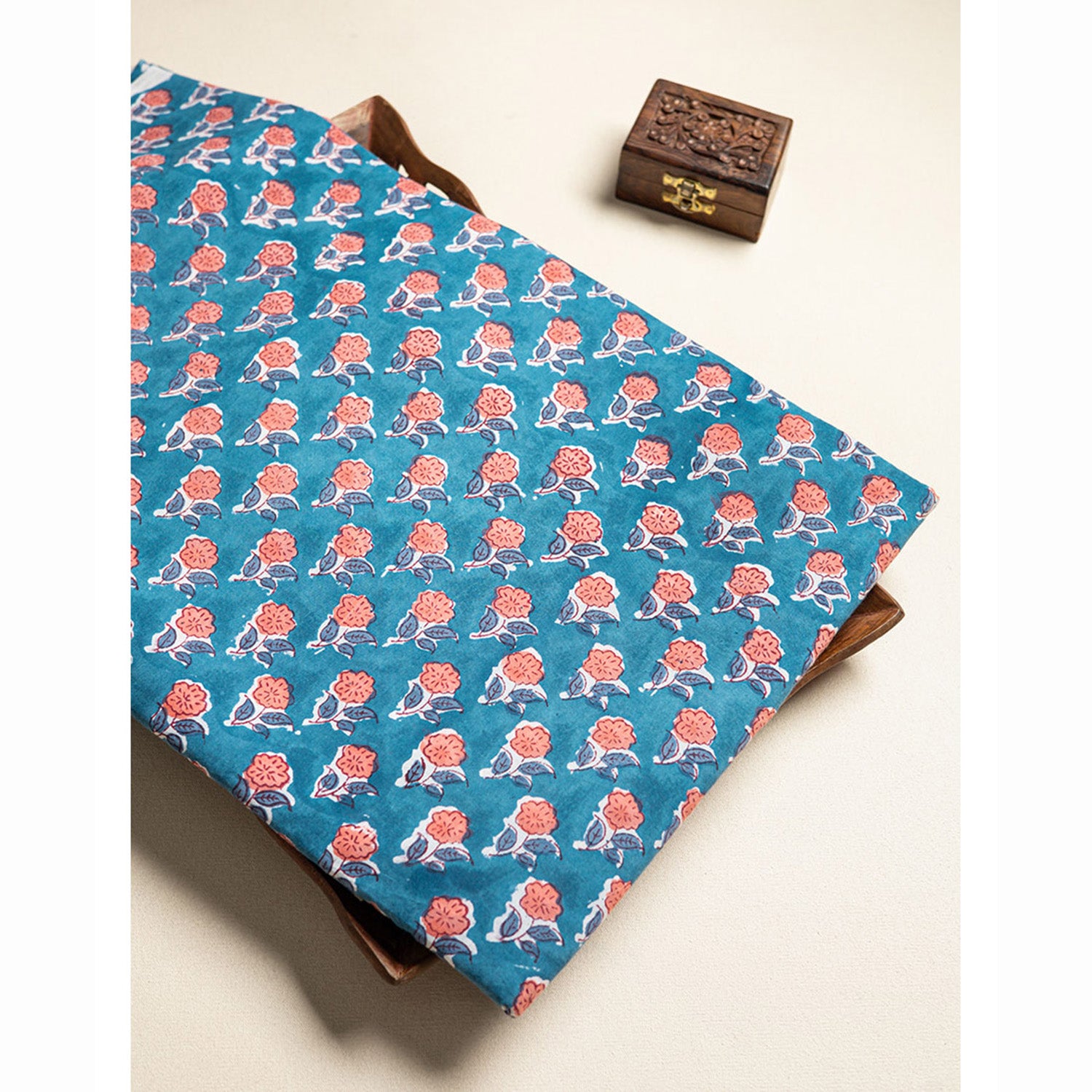 COTTON HANDBLOCK PRINTED FABRIC