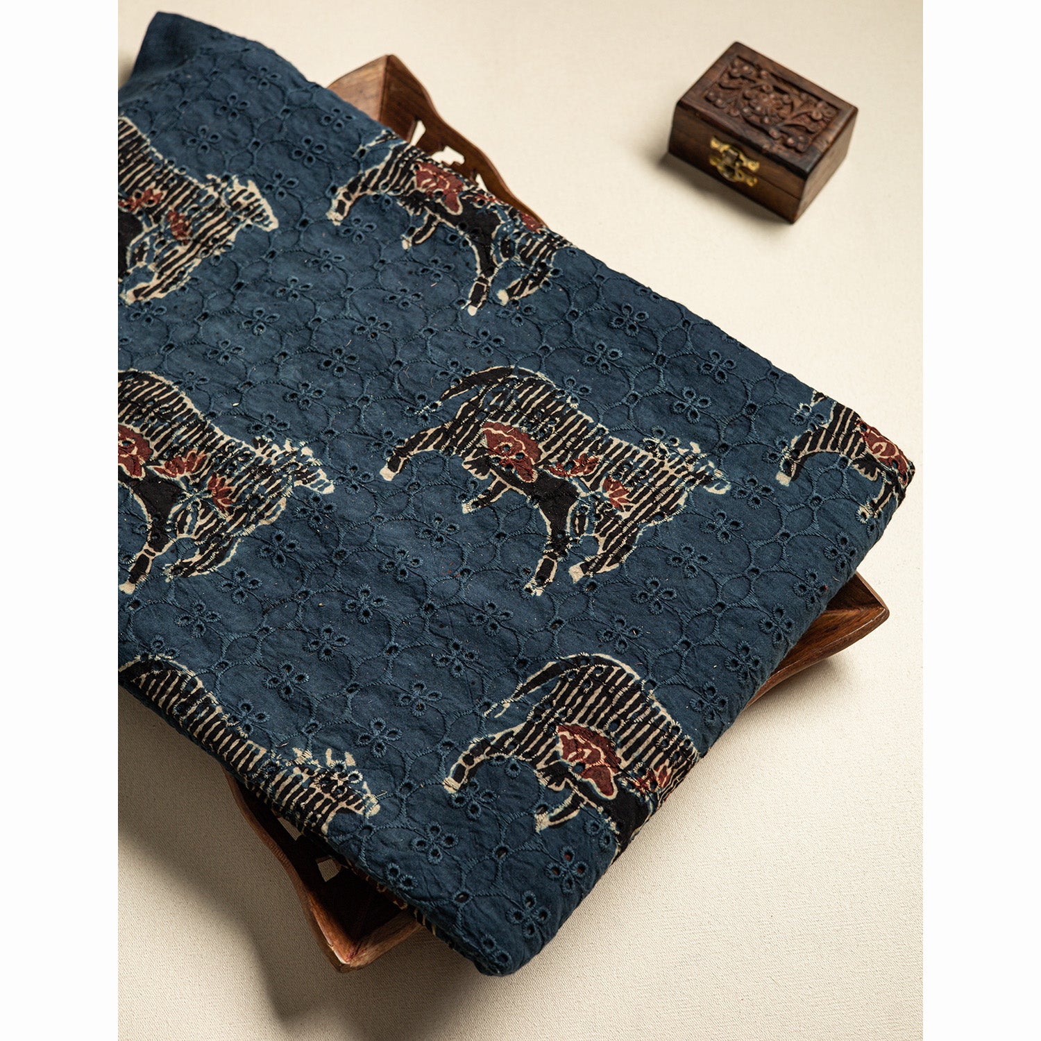 Ajrakh Cotton Hakoba Fabric