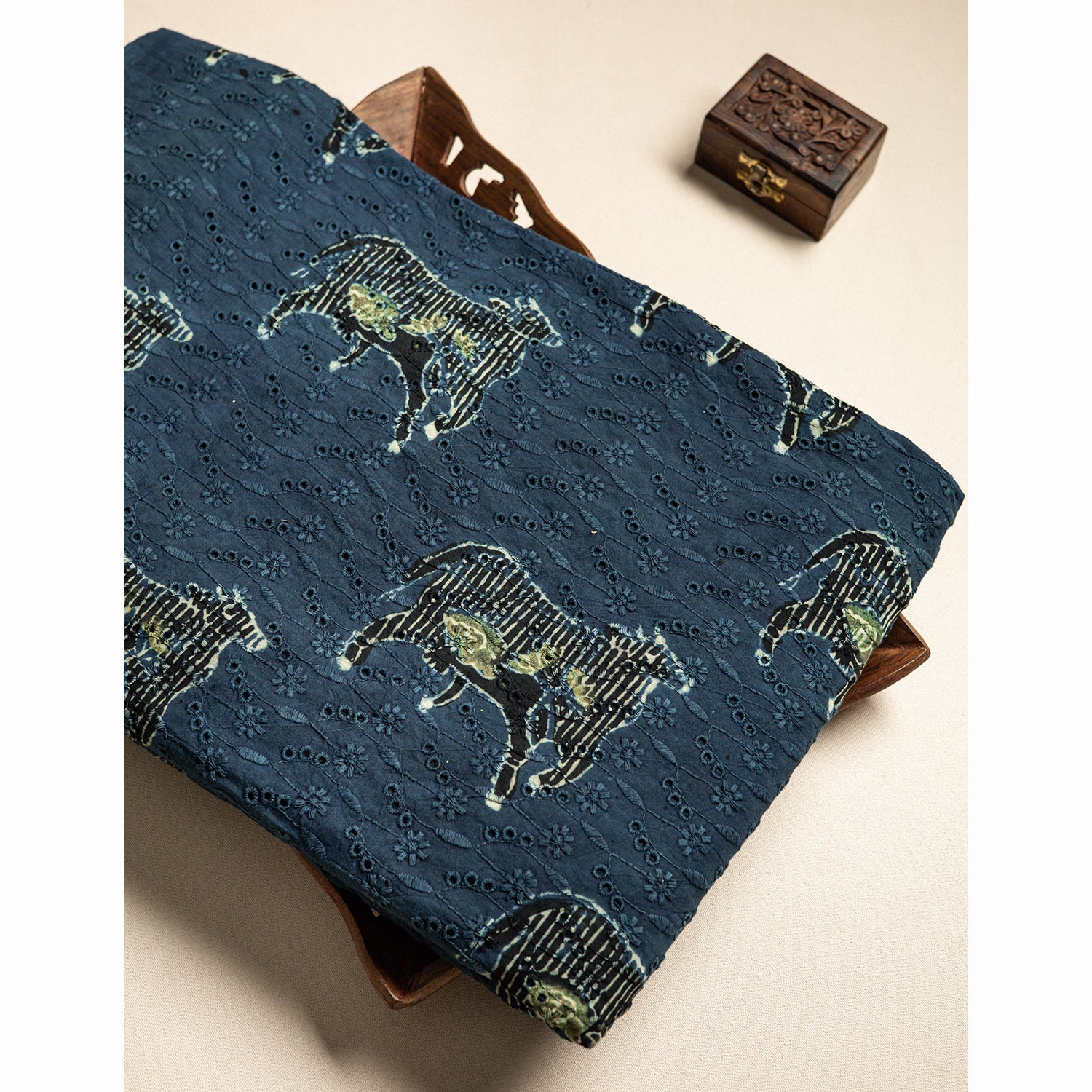 Ajrakh Cotton Hakoba Fabric