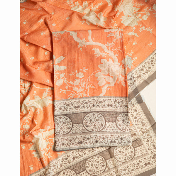PURE MALAI CHANDERI SUIT SET