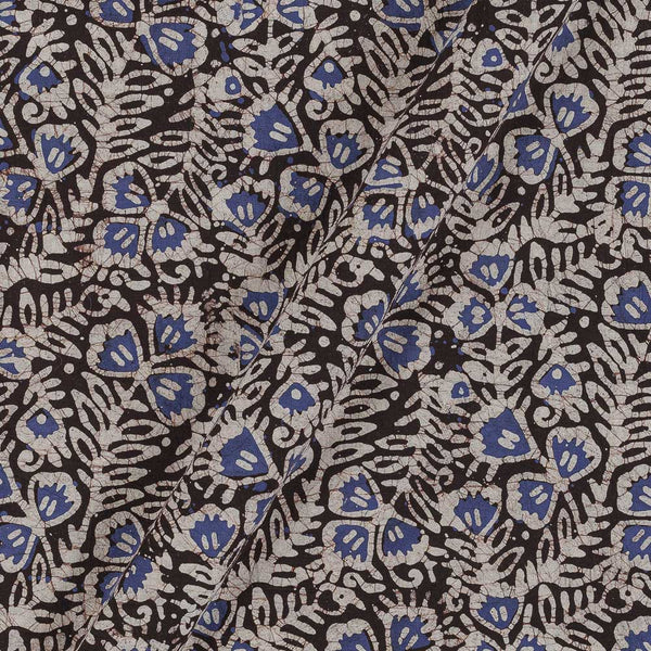 Cotton Double Kaam Kutchhi Wax Batik Print Beige Dark Brown Colour Floral Jaal Pattern 45 Inches Width Fabric freeshipping - SourceItRight