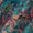 All Over Schiffli Cut Work Aqua Blue Colour Floral Print Fany Cotton Fabric Online R2241CH
