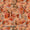Buy All Over Schiffli Cut Work Orange Colour Floral Jaal Print Fancy Cotton Fabric Online R2241DR