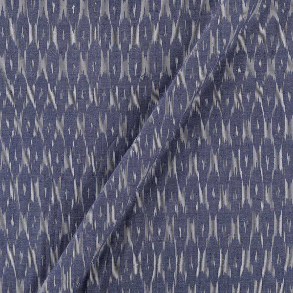 Cotton Ikat Blue Purple Colour Washed Fabric Online S9150AB2