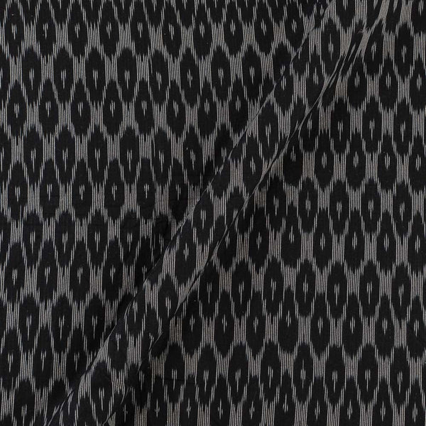 Cotton Ikat Black Colour Washed Fabric Online S9150AB4