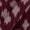 Buy Cotton Ikat Dark Maroon Colour Washed Fabric Online S9150AQH3