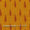 Cotton Ikat Turmeric Yellow Colour Washed Fabric Online S9150B8