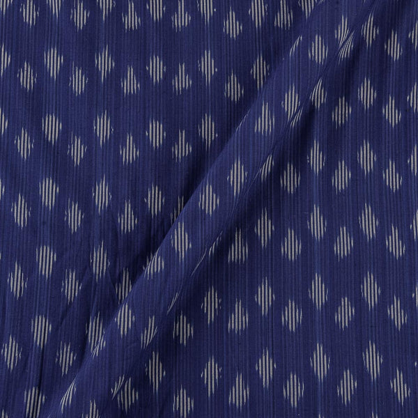 Cotton Ikat Violet Blue Colour Washed Fabric Online S9150C26