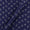 Cotton Ikat Dark Purple Colour Washed Fabric Online S9150C27