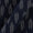 Cotton Ikat Midnight Blue X Black Cross Tone Washed Fabric Online S9150C6