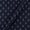 Cotton Ikat Midnight Blue X Black Cross Tone Washed Fabric Online S9150C8