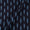 Cotton Ikat Violet Blue X Black Cross Tone Washed Fabric Online S9150D3
