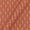 Cotton Ikat Peach Orange Colour Washed Fabric Online S9150D6