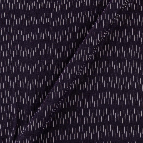 Cotton Ikat Purple Wine Colour Washed Fabric Online S9150R7