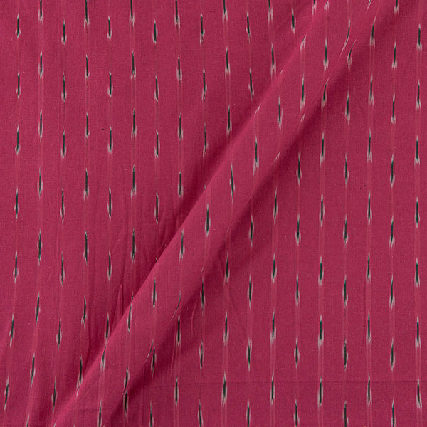 Cotton Ikat Candy Pink Colour Washed Fabric Online S9150W10